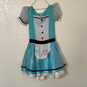 Disney Alice in Wonderland Girls XL costume.